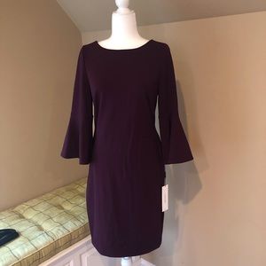NWT Calvin Klein Bell Sleeve Dress- Size 8